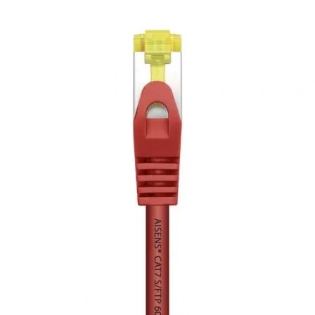 Aisens Cable de Red Latiguillo RJ45 Cat.7 600 MHz S/FTP PIMF Rojo 1m